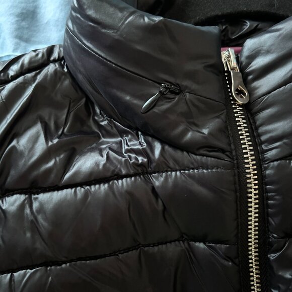 Kate Spade Down Puffer Hooded Black Jacket Womens - Picture 7 of 11